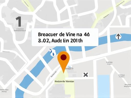 Karte, die den Standort von Flybe in Wien anzeigt